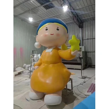 卡通雕塑定制廠家-各種卡通雕塑案例分享-卡通雕塑實(shí)拍圖