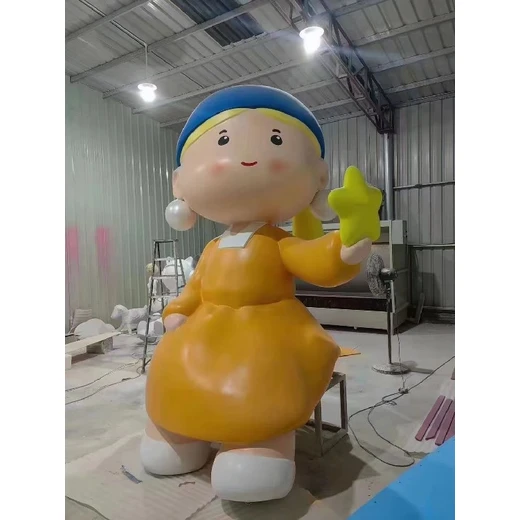 玻璃鋼卡通雕塑廠家-卡通雕塑制作