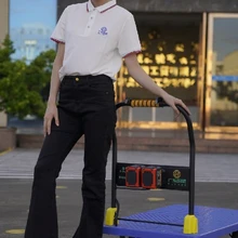 電動搬運(yùn)平板手推車廠家陽江明威圖片