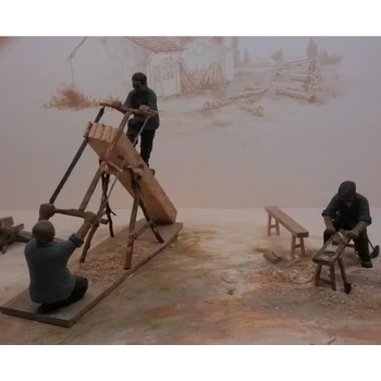 河東博物館場景復原報價及圖片,博物館沙盤制作