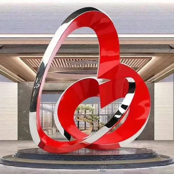 嘉興文化中心不銹鋼雕塑制作工藝