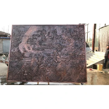 南京美術(shù)館銅浮雕多少錢,定制銅版畫