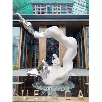 浙江城市雕塑不銹鋼雕塑制作價(jià)格,制作抽象不銹鋼雕塑