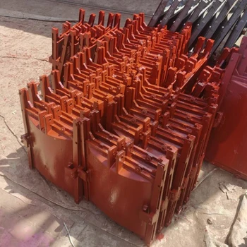 電動(dòng)附壁式鑄鐵鑲銅閘門安裝