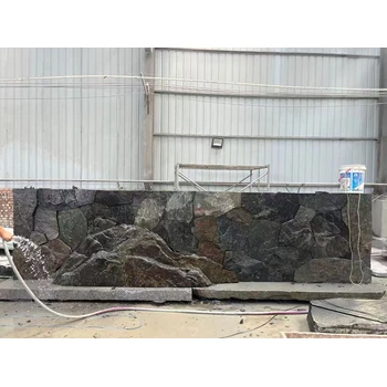 遵義駁岸石中國黑景墻,庭院造景中國黑景墻加工