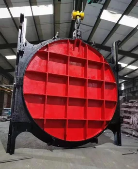 長沙鑄鐵閘門3000*3000手搖式啟閉機30噸