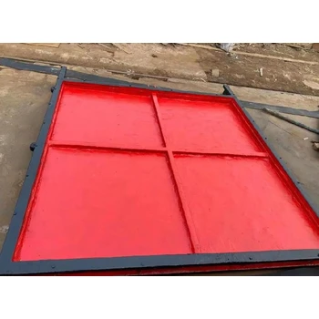 長沙鑄鐵閘門3000*3000手搖式啟閉機30噸