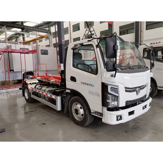 新能源純電動勾臂垃圾車地庫建筑垃圾車落地斗勾臂車