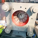 180×25厚壁銅管縮徑常規(guī)縮管機不能用得定制大型厚壁管壓管機