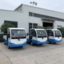 利凱載重2噸電動平板貨車廠區(qū)拉貨電瓶車