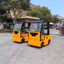 牽引車6噸送餐車電動拖車送餐車餐箱不銹鋼的牽引車頭加拖車