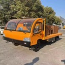 天津八噸電動(dòng)貨車平板貨車廠區(qū)場(chǎng)內(nèi)電瓶車