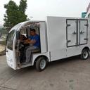 利凱2噸電動廂式貨車廠區(qū)貨箱封閉電動車貨車搬運車價格