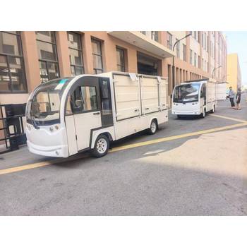 2吨送样车电动厢式送餐车
