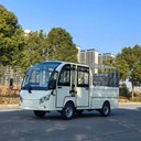 4座電動(dòng)貨車，廠區(qū)送樣電瓶車，帶雨棚雙排座電動(dòng)送樣送貨車