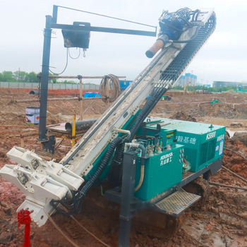 廣東清遠孔山重工KS900履帶式頂錘錨桿鉆機