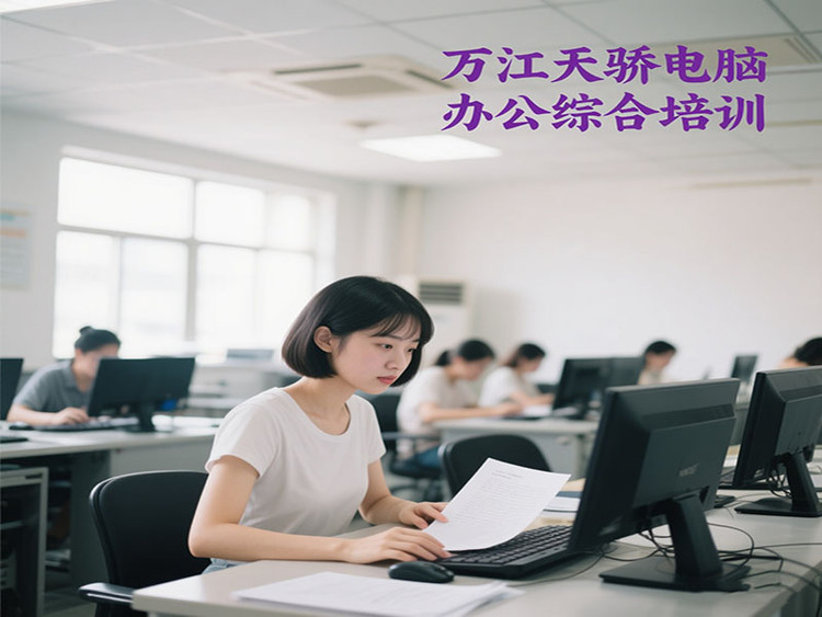 東莞萬江天驕職校電腦辦公綜合培訓