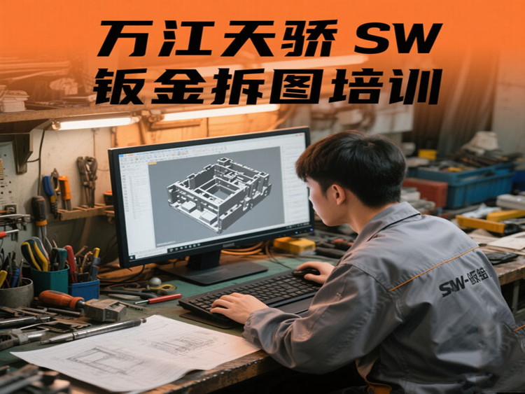 東莞萬江天驕職校SW鈑金拆圖培訓(xùn)