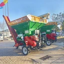 鏟車上料大型玉米脫粒機(jī)視頻