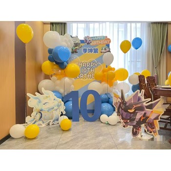 株洲男孩生日布置定制生日背景布置