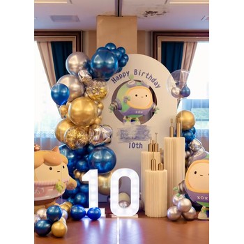 瀏陽(yáng)?生日主題背景男孩生日布置定制生日背景布置