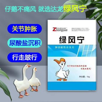 達龍綠風寧：解決鵝尿酸鹽沉積，3天提精神5天壯體