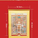 紫禁文創(chuàng)《大觀》非遺金雕彩繪故宮全景圖