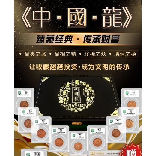 中國龍紀(jì)念銀幣銅幣大全臻藏