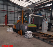 南海附近噴砂機佛山拋丸機廠家金屬除銹打砂機雙面通過式拋丸機