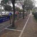 帶廣告牌道路隔離護欄宣傳標語市政護欄公益標語道路護欄