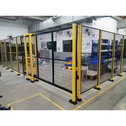 車間機(jī)器人隔離安全圍欄電氣設(shè)備隔離防護(hù)網(wǎng)車間隔離護(hù)欄網(wǎng)