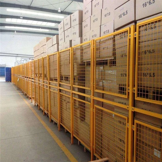 物流倉儲設備安全隔離圍欄金屬護欄網倉庫隔離鋼絲網四川實體工廠