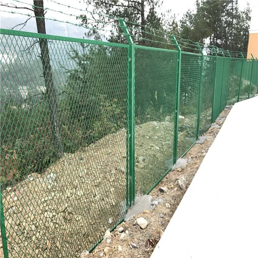 水庫防護網菱形孔框架護欄網水渠河道防護圍欄成都實體工廠