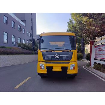 國六東風天錦除雪車廠家，8立方撒布機