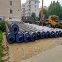 鋼套鋼固定節(jié)預(yù)制直埋蒸汽保溫管廠家供應(yīng)