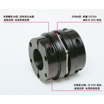 日本三木機床主軸板簧聯軸器SFM-120SS-32BK-55BK-600N