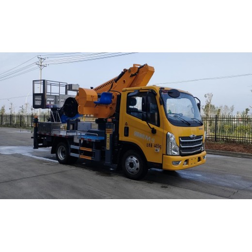 福田28米直臂藍(lán)牌高空作業(yè)車廠家