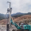 孔山重工KS666微型樁大孔徑入巖光伏潛孔鉆機(jī)