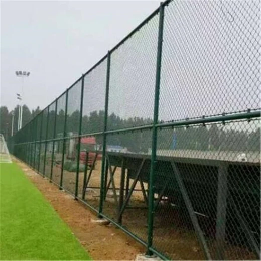 阿拉善盟俱樂(lè)部籃球圍欄籠式球場(chǎng)圍網(wǎng)綠色勾花網(wǎng)