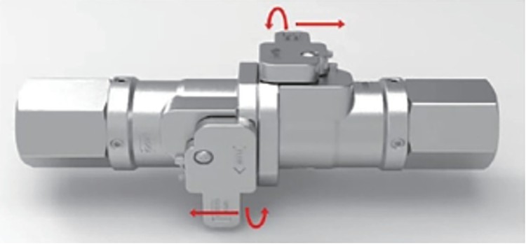 FF9液冷快换 双互锁球阀
