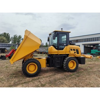 供應徐州裝載機底盤改裝四驅工程翻斗車，3噸5噸12噸前翻翻斗車