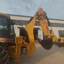 魯裝機(jī)械外貿(mào)供應(yīng)420F兩頭忙裝載機(jī)，選裝破碎錘四合一鏟斗伸縮臂