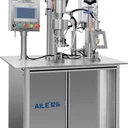 全自動二元定妝補水噴霧灌裝生產(chǎn)線爽膚水噴霧封口充氣機