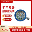 礦用雙針耐震壓力表帶保護套綜采表BZY-60T