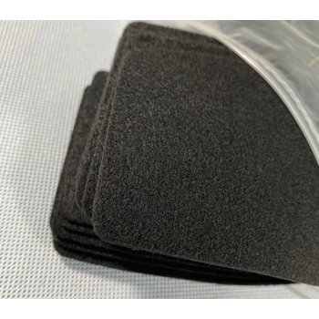 300g灰色針刺鼠標無紡布包裝袋針刺棉廠家