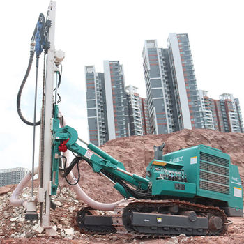 浙江湖州孔山重工KS680露天液壓頂錘式鉆機