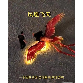 陽江大型飛天鳳凰廠家仿真科技火鳳凰出售七彩飛天鳳凰表演出租