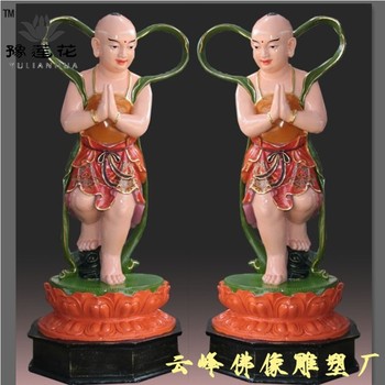 五方靈童神像五方童子護(hù)法靈童救苦真人太乙救苦天尊塑像制作