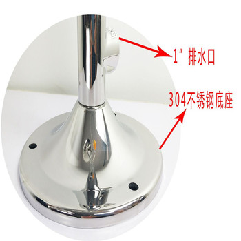 張北WJH0358A-3潤旺達(dá)不銹鋼沖淋洗眼器遷安KC3立式洗眼器
