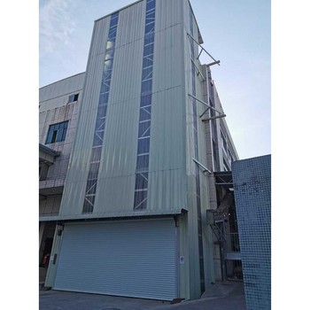 液壓升降貨梯廠工廠用電動卷閘門液壓貨梯